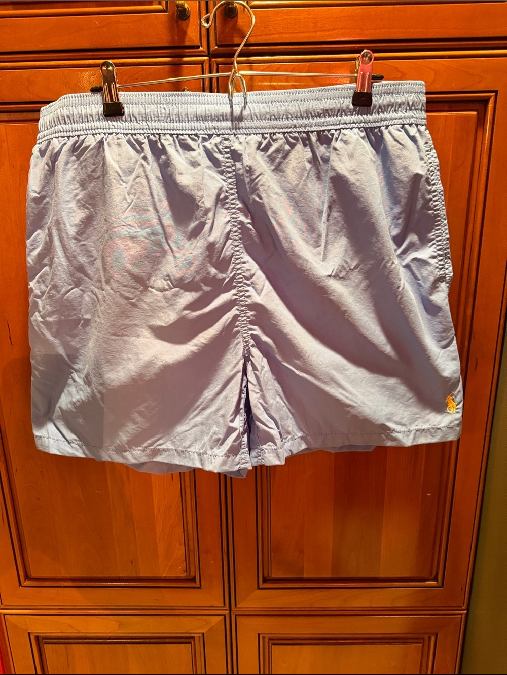 Ralph Lauren light blue Athletic Shorts with white Pony